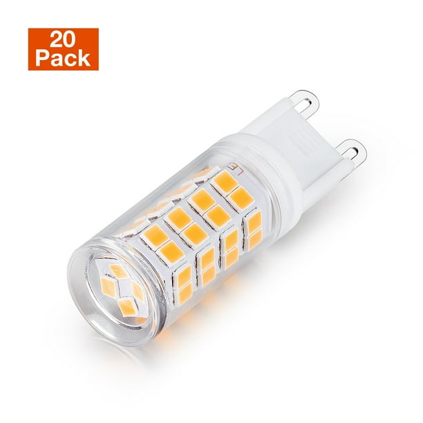 HHF LED Bulbs Lamps Color : Warm white AC100-130V Dimmable 50W Incandescent Bulb Equivalent 102 2835-SMD LED Chipsets 3000K/6000K 400-450LM 5-Pack G9 Base LED Bulb 5W LED Light HHF LED Bulbs Lamps Color : Warm white AC100-130V Dimmable 50W Incandescent Bulb Equivalent 102 2835-SMD LED Chipsets 3000K/6000K 400-450LM 5-Pack G9 Base LED Bulb 5W LED Light